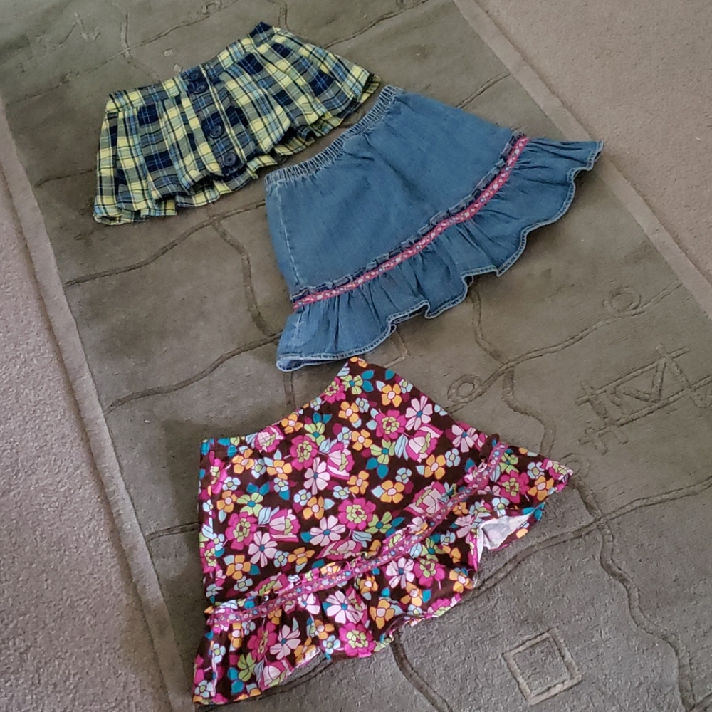 Hanna Anderson etc mini skirts for girls